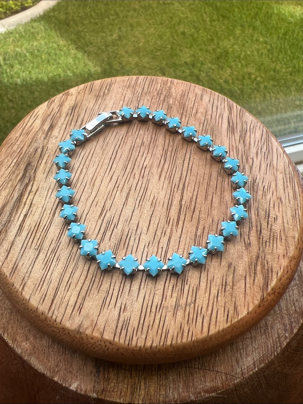 Turquoise Star-Link Bracelet - Women Jewelry